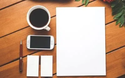 mobile and paper
